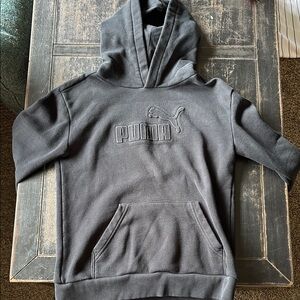 PUMA Men's Black Hoodie Sweater